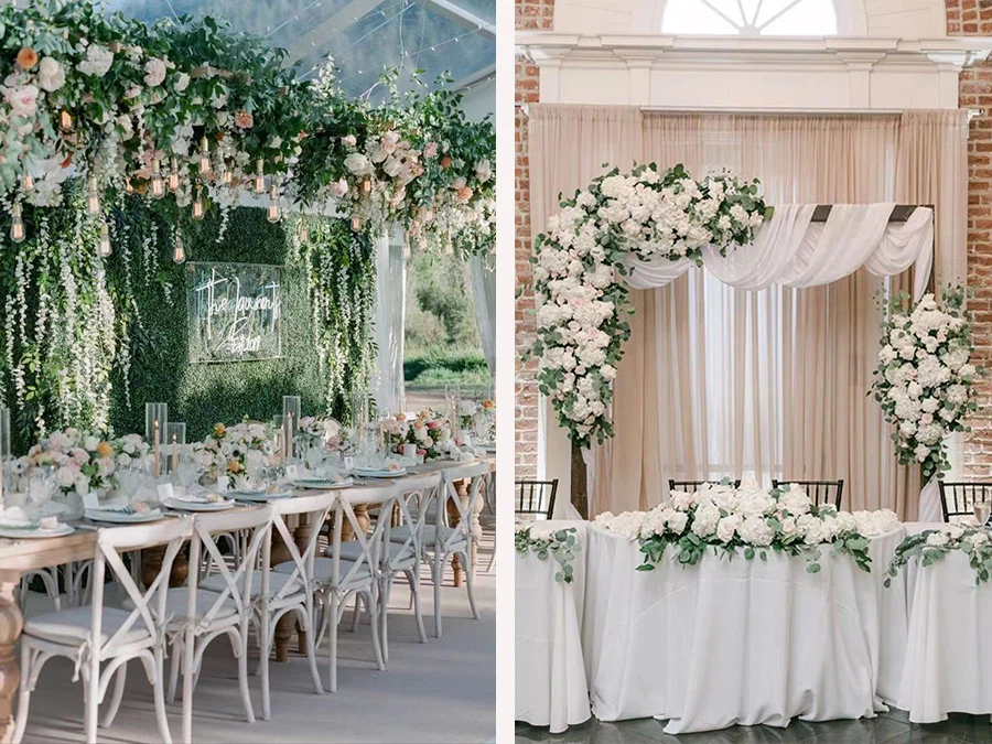 flower backdrop
