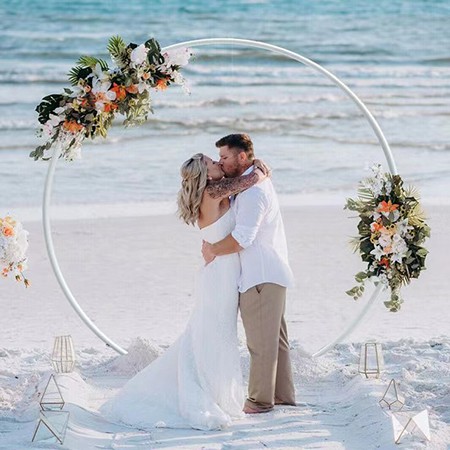 beach wedding flower arch beach wedding flower arch