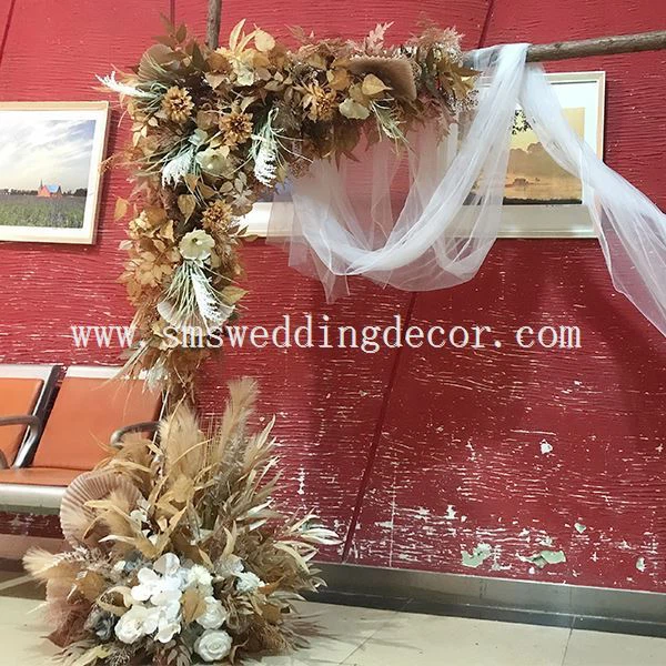 boho wedding arch flowers