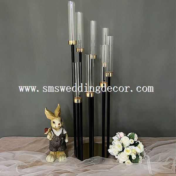 Black Candelabra Centerpiece Black Candelabra Centerpiece