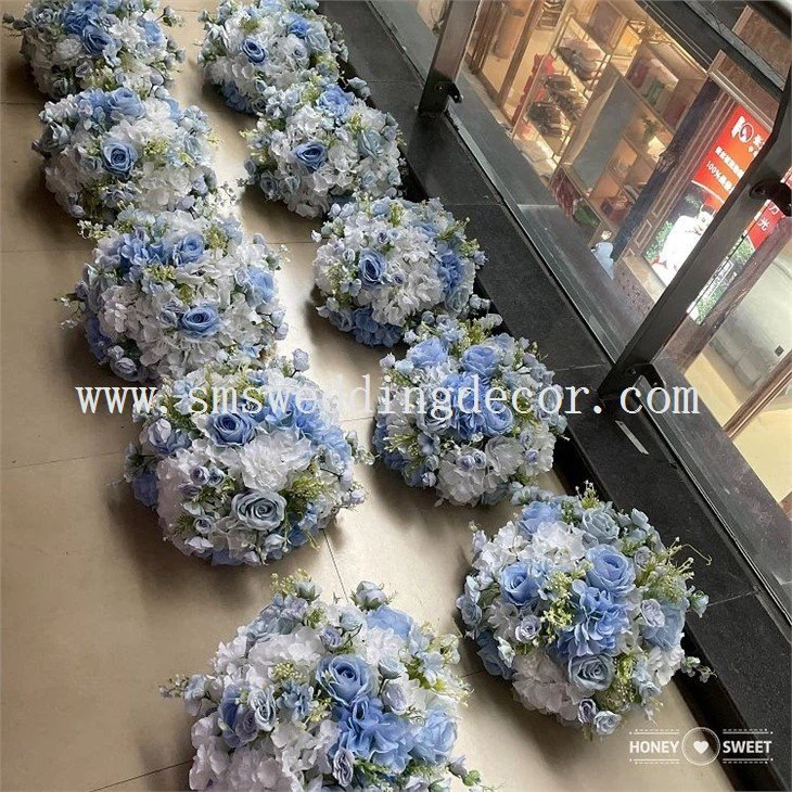Blue and White Flower Centerpieces Blue and White Flower Centerpieces