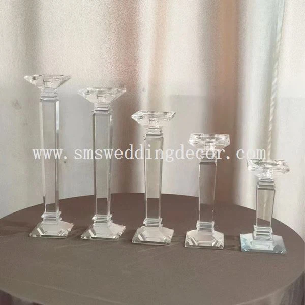 pillar candle hurricane pedestal holders