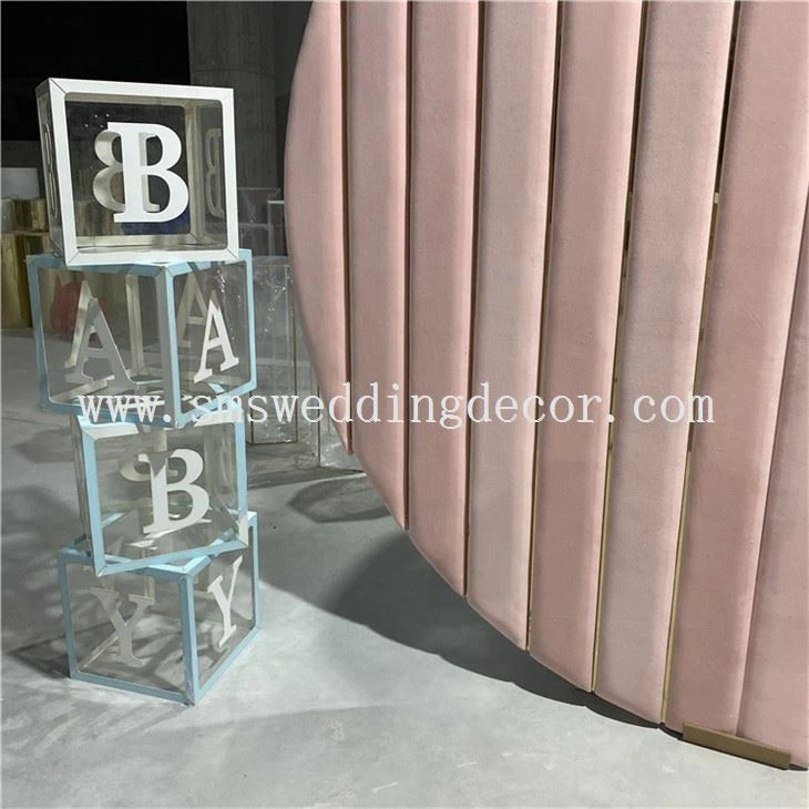 circle backdrop for baby shower
