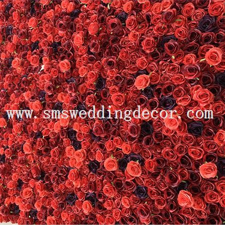 floral garland backdrop