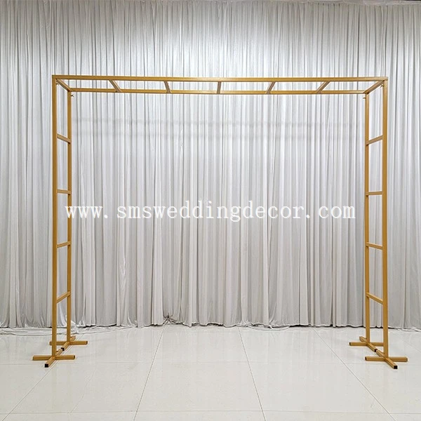 diy metal arch backdrop