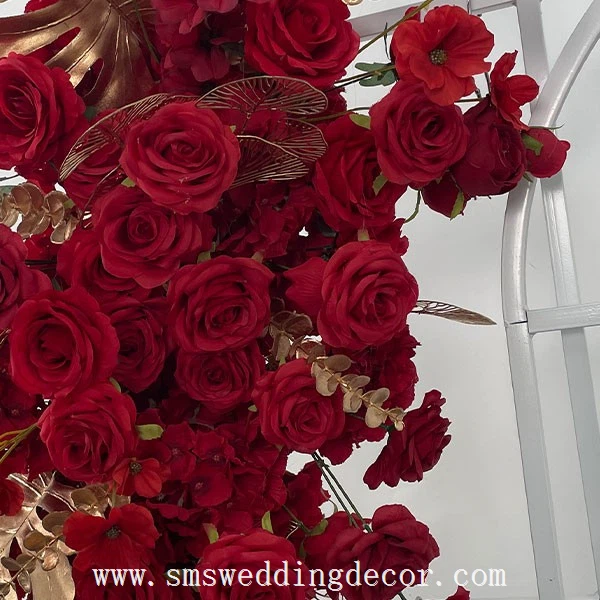wedding arch corner flowers