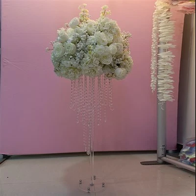Soporte de flores de acrílico