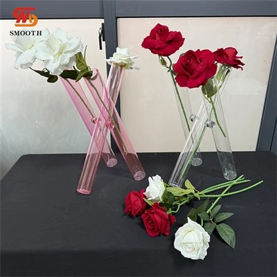 Jarrones de cristal para centros de mesa