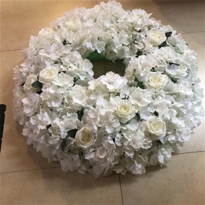 Corona de mesa floral